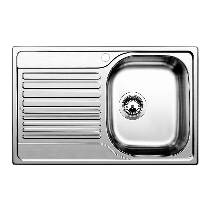 Chiuveta Inox Blanco Tipo 45 S Compact 780 x 500 mm cu gaura pentru baterie, cuva dreapta