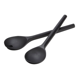 Set linguri pentru salata ERNST 2 buc, lemn, negru