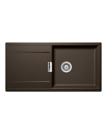 Chiuveta bucatarie Schock Mono D-100L Cristadur Bronze 1000 x 510 mm, granit, reversibila, montare pe blat, maro bronz