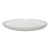 Platou servire ERNST, d42 h4 cm, ceramica, alb natur