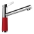 Baterie bucatarie Schock SC-510 Cristadur Rouge, aspect granit, cartus ceramic, rosu