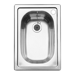 Chiuveta Inox Blanco Top EE 3x4 330 x 470 mm cu gaura pentru baterie, cuva stanga 